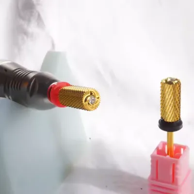 Manicure Tools Diamonds Nail Drill Bits Cuticle Tungsten Carbide Nail Drill Bits with Crystal