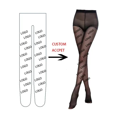 Customized Sexy Bow Stockings for Women Compression Stockings for Women High Definition Printing Lady Pantyhose