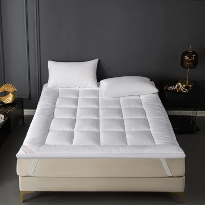Eco Friendly Filling Soft Thin Mattress Pad Hotel Single Double Person Mattress Bedding Pad