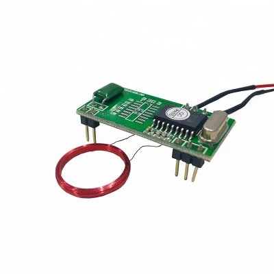 RDM886 125KHz&13.6MHz Aluminum Alloy RFID Card Reader Module with External Antenna Coil 5V/12V ISO 14443A Protocol