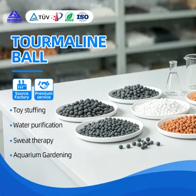 Wear-resistant Ceramic Ball Tourmaline Ball Water Filtration Mineralization Energy Ball Flower Filling Material