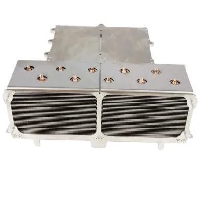 Factory Direct PC CPU Electronic Heat Sink Aluminum Extrusion Profile Folded Fin Heat Sink