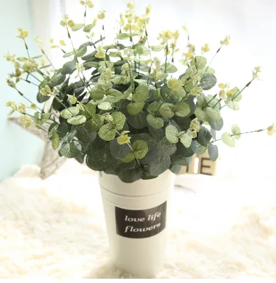 Wholesale Artificial Grass Leaves and Stems UV Resistant Eco-Friendly for Home Wedding Decor