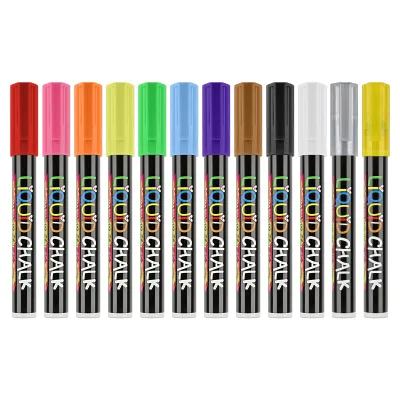 Highlighter Felt Tip Pen 5mm Bullet / Regular Tip Erasable Marker for Board/glass/Window/Cup Enviroment Friendly