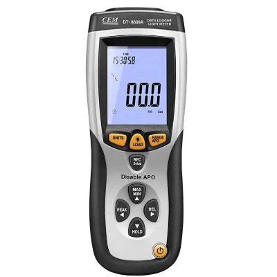 Digital Luxmeter Light Intensity Data Logger Illumination Meter