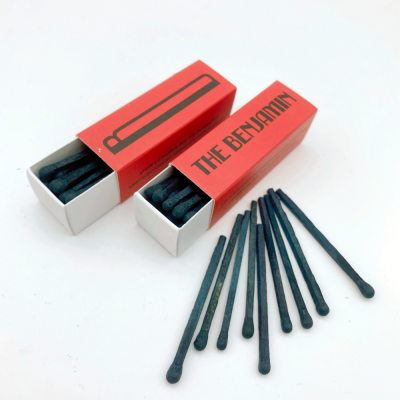 Luxury Custom LOGO Color Matches Long Pole Matchbox With Wooden Bulk Sales matchbox Customized Match Boxes
