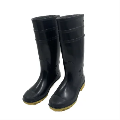 Customizable PVC Rain Boots Steel Toe for Corporate Gifts Hotel Staff Uniforms Promotional Safety Footwear