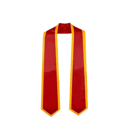 Customized Colorful Plain Stole Sash for Graduation