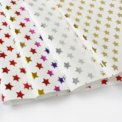 Christmas Star Gift Wrapping Paper Children's Birthday Gift Paper Holiday Gift Box Idea