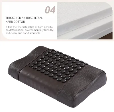 Tourmaline Heating Massage Pillow Hot Selling Negative Ion Infrared Therapy Heating Pillow
