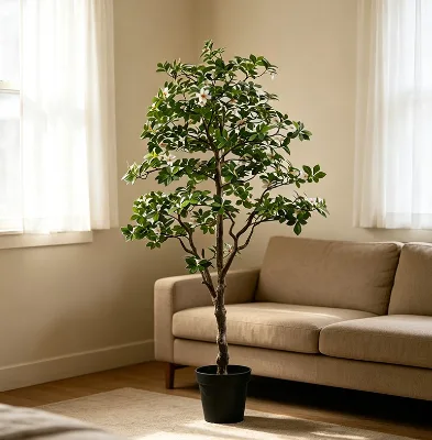 Wedding Store Living Room Decoration Plants - Camellia Tree - High-quality Imitation