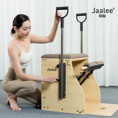 Durable Stable Wunda Pilates Chair Wooden Spring Reformer for Sports Studio and Home Use Made of Maple Wood