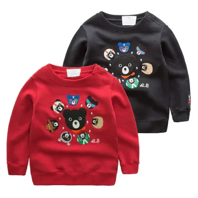 2016 New Stylish Kids Heavyweight Decorated Sweatshirt For Children