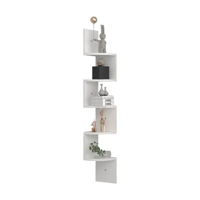 Modern Multi-Layer Wall Storage Rack Creative Living Room and Bedroom Wooden Bookshelf Simple Wall Hanging Decoration