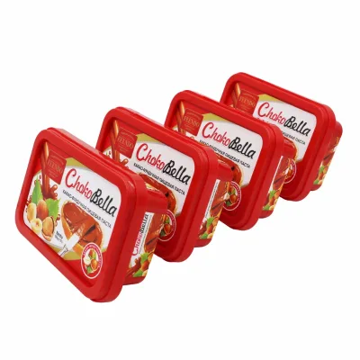 250g Chocolate Plastic Packaging with Lid, IML Printing