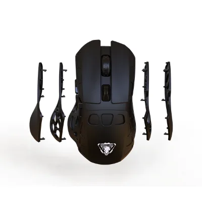 7D Wireless 8000 DPI Gaming Mouse BT Connect 1000hz Polling Rate 1.5M Braided Cable for Laptop Tablet