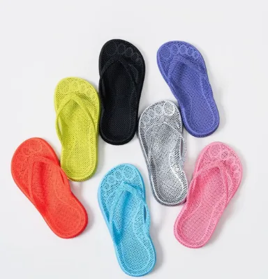 3d Printed Flip Flops Grid Flip Flops Hollow Thong slippers Breathable slippers Pvc Flip Flops Flat slippers