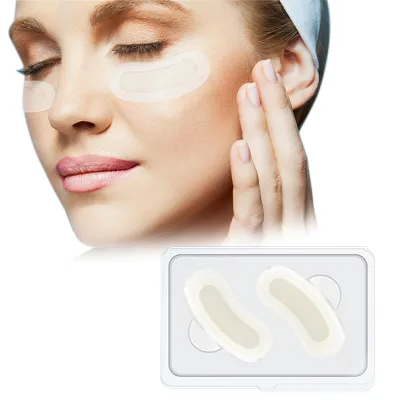Private logo Beauty Micro Needling Patch for Wrinkles Anti Aging Hyaluronic Acid Under Eye Pads with Micro Needles