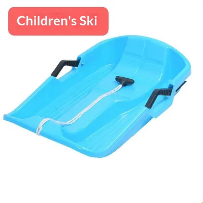 Durable PP Snowboard for Children Plastic Grass Sand Sliding Board Colors Ski Sled for Kids
