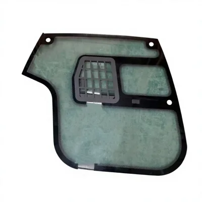 Front Windshield Door Glass for Zoomlion Skid Steer Loader Tractor Loader ZS080V ZS085V ZS090V ZS120V Side Door Glass