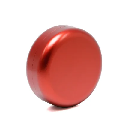 Custom logo Red pink Color 55*23mm Aluminum Airtight Smell Proof Container Herb Storage case