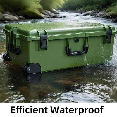 BSDCASES 10-Year Warranty Lock Large Size Waterproof IP67 Shockproof Dustproof Portable Hard Plastic Case for Camping & Hiking