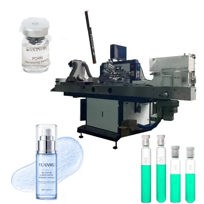 Single Color Automatic Round Tube Screen Printing Machine for Glass Tube, Ampoule, Medical Plastic Tube