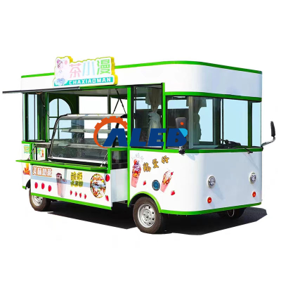 Food Truck Mobile Pizza Catering Trailer Fully Equipped Outdoor Mobile Beer Ice Cream Coffee Carts Food Trailers Fully Equipped