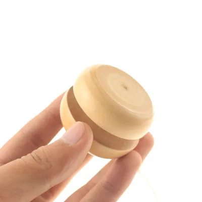 Wood Outdoor Custom Logo Wooden Yoyo Gift Children Yoyo Ball Play Game Toy Classic Natural Yoyo Toy