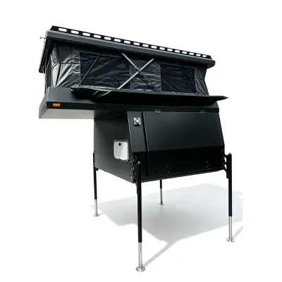 Pop Top Slide on Truck Camper With Slide Out Stainless Steel Kitchen for Ute
