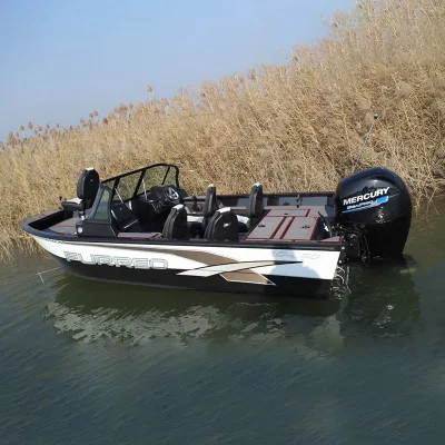New Arrival CE 5.6m Console Aluminum Boat Fishing Boat Bass Boat