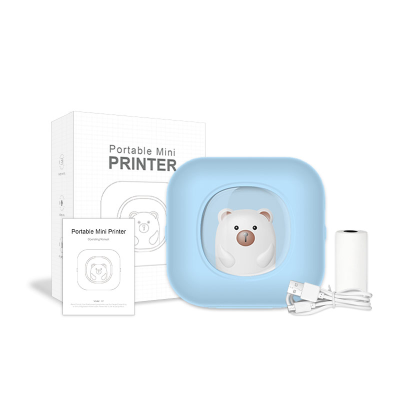 Mini Portable Photo Printer for Instant Mobile Picture Printing Home School Educational Use Tool