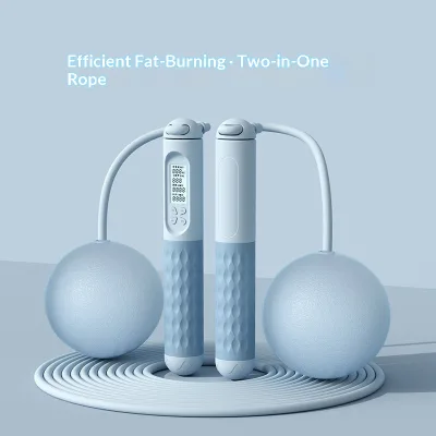 Digital Speed Weighted PVC Steel Wire Electronic Counting Cordless Skipping Rope for Home Gym Commercial Use Unisex High Quality