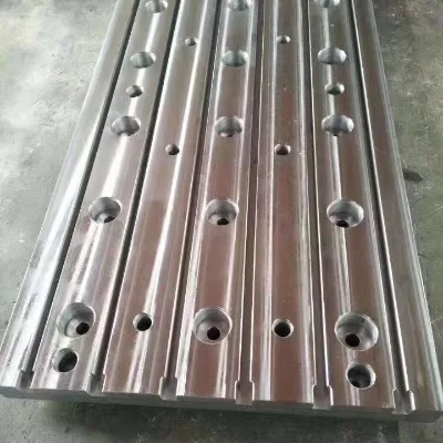T Shaped Groove Bottom Plate Cast Iron High Precision T Slotted Work Base Plate for Welding Fixture & Machine Tool Workholding
