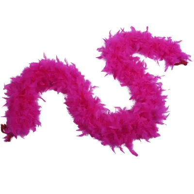 Turkey Feather Boa Hot Pink, 80g