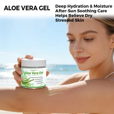 Aloe Vera Gel 100% Pure Natural After Sun Soothing Gel Deep Hydration Moisturizing Skin Care for Sunburn Dry Skin