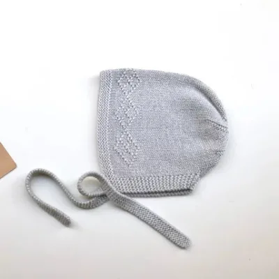 IMF 100% Cashmere Knitted Baby Beanie Hat Baby Gift Photo Props Cashmere Baby Hat