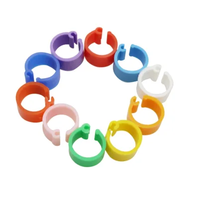 Inner Diameter 8mm Bird Pigeon Foot Ring Ten Colors Without Text Light Weight Freedom of Action Poultry Ring Bird Carry