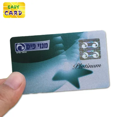 Custom Printed PVC Warranty Card With Anti-Counterfeit Hologram Logo