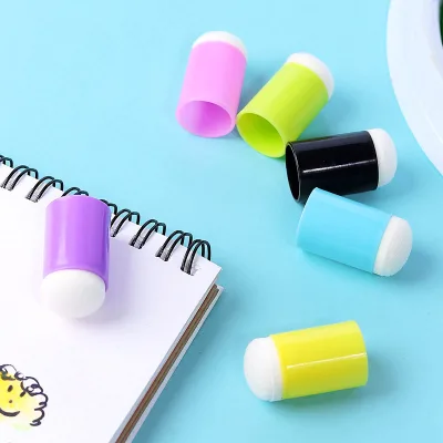 6 Colors Finger Sponge Dauber Set for Kids Painting DIY Craft Art Blending Hand Drawing Finger Painting Tools for Body & Face