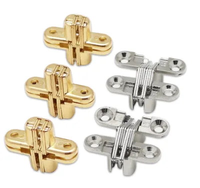 Furniture Kitchen Cabinet Soft Close Hinges Invisible Folding Cross Hidden Door Hinges
