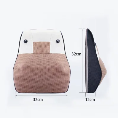 Electric Office Chair Vibrating Waist Lumbar and Back Massager Full Body Vibration Massage Machine