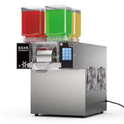 Commercial 4 Flavors Digital Design Snow Ice Machine Snowflake Shaver Milk Crusher air Freezer