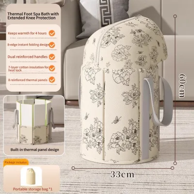Modern Portable Insulated Foot Soaking Tub for Home Bathroom Use