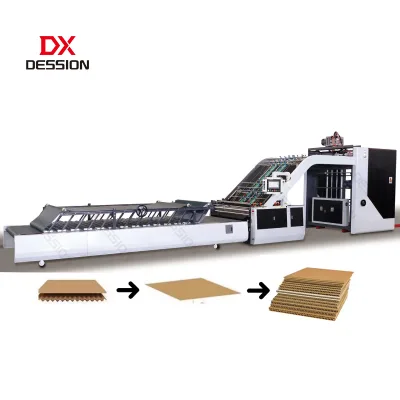 Electric Automatic High-Accuracy Motor Plastic Film Laminating Machine for Double Walled Box Production Lines Wood Packaging