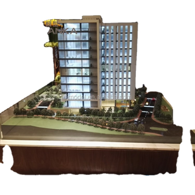 High-end 3D Single Office Building Model , Miniature Building Scale Model