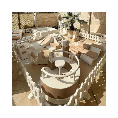 Custom and White Soft Play Package Set Soft Play Equipment Outdoor Soft Playground for Kids