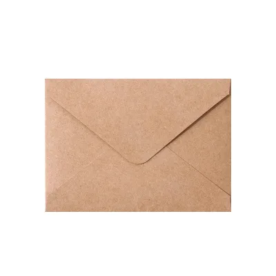 Brown Kraft Paper Envelopes, Eco-Friendly, Durable for Office Use, Invitations, Mailing, and Packaging, Custom Sizes Available