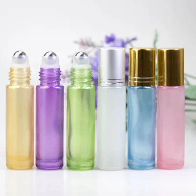 10mls empty glass perfume roll on bottles perfume roller glass bottle amber roll on glass bottle 10ml