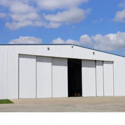 50x20 Steel Structure Workshop Warehouse Shop Anti-corrosion ISO9001 Certified Industrial Modern Design